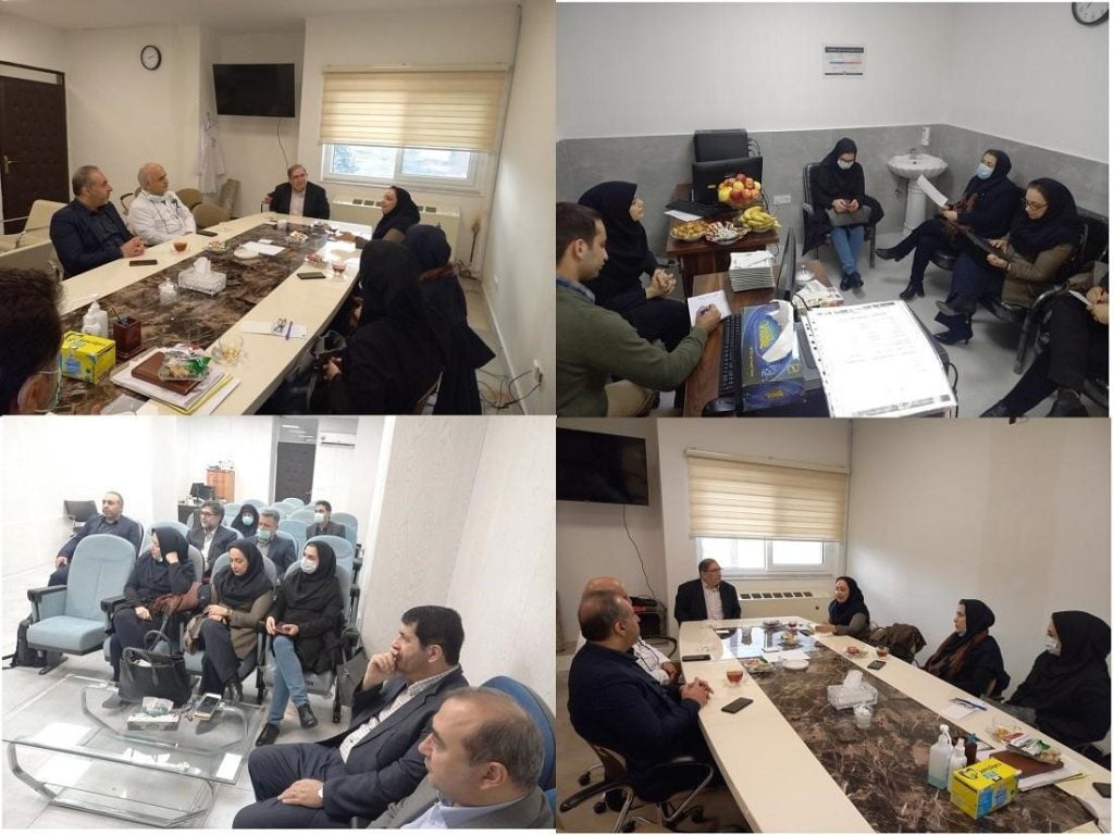 بازدید مسئولین از کلینیک پیشگیری از شکستگی‌های ثانویه بیمارستان امام خمینی(ره)