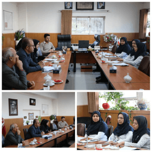 جلسه بررسی عملکرد کلینیک اسئوپاد شهید چمران